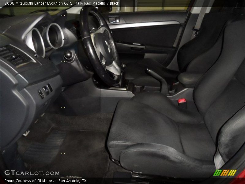 Rally Red Metallic / Black 2008 Mitsubishi Lancer Evolution GSR