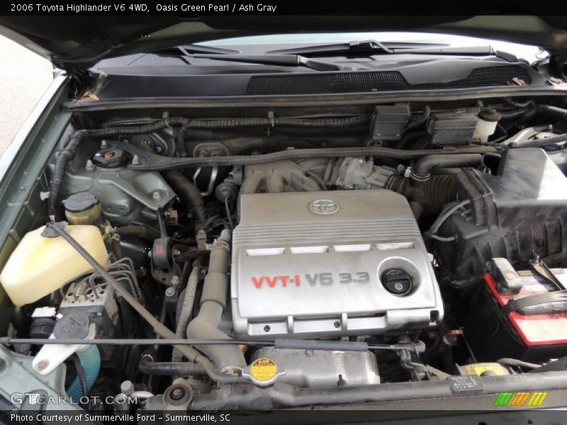 Oasis Green Pearl / Ash Gray 2006 Toyota Highlander V6 4WD