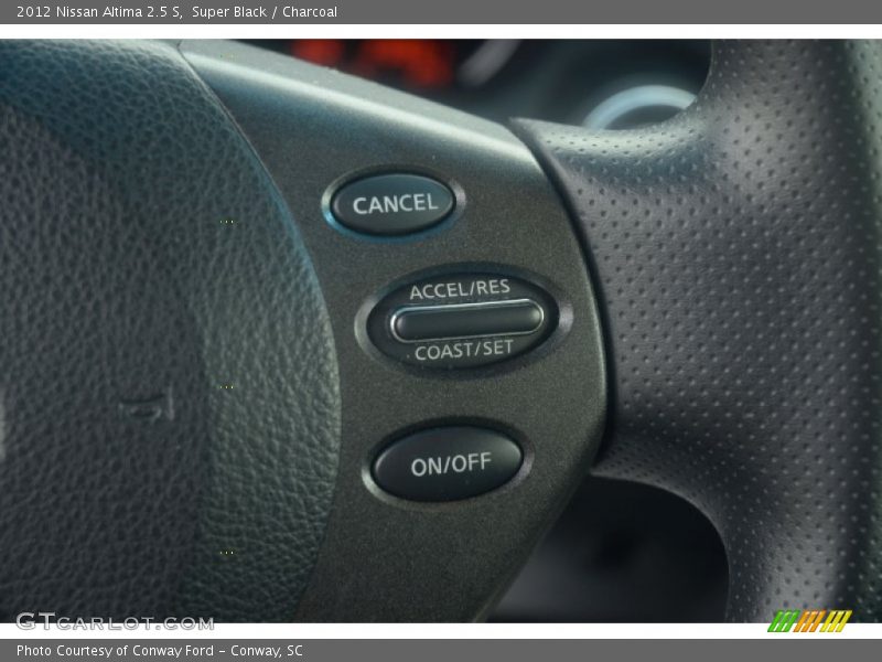 Super Black / Charcoal 2012 Nissan Altima 2.5 S