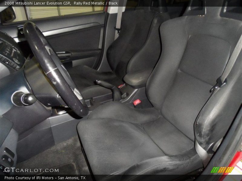 Rally Red Metallic / Black 2008 Mitsubishi Lancer Evolution GSR