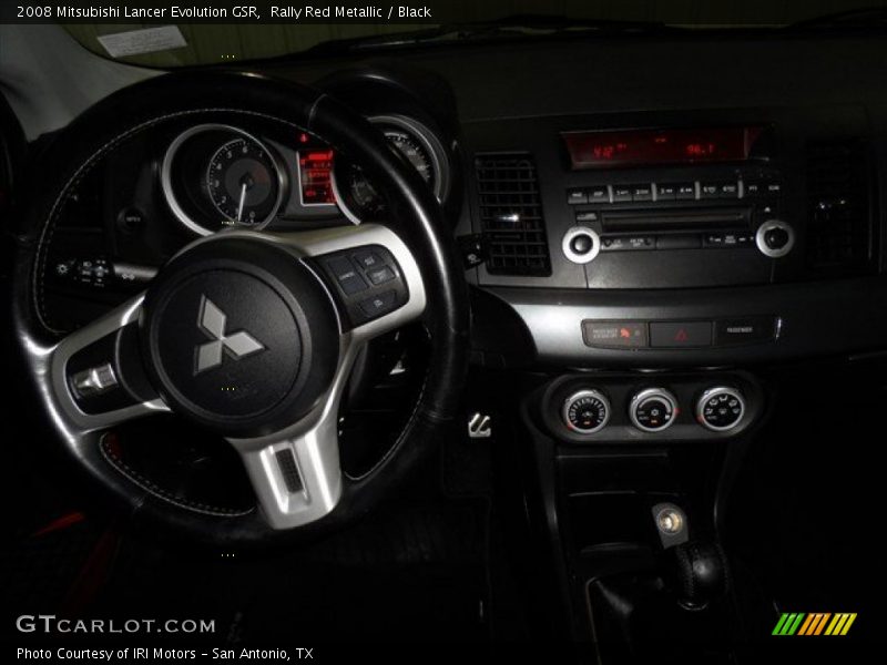 Rally Red Metallic / Black 2008 Mitsubishi Lancer Evolution GSR
