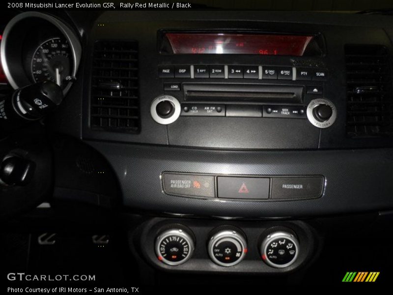 Rally Red Metallic / Black 2008 Mitsubishi Lancer Evolution GSR