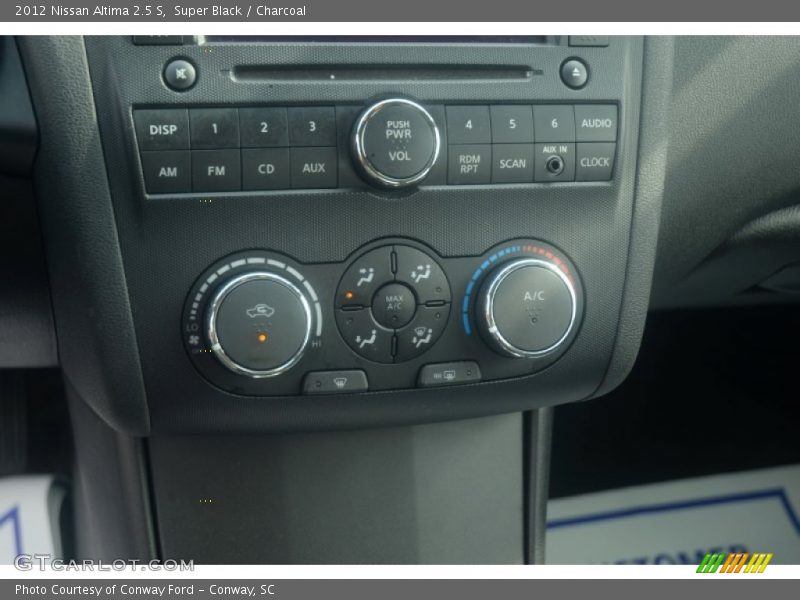 Super Black / Charcoal 2012 Nissan Altima 2.5 S