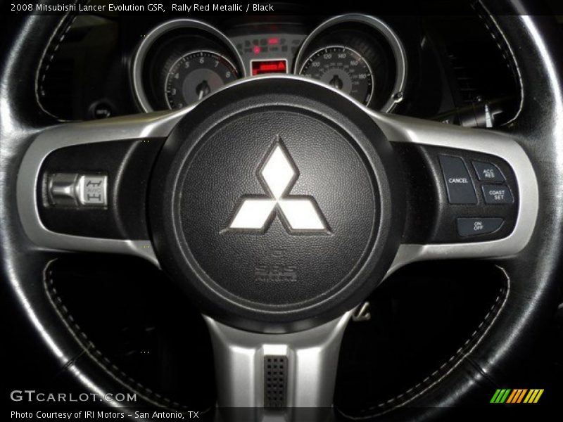 Rally Red Metallic / Black 2008 Mitsubishi Lancer Evolution GSR