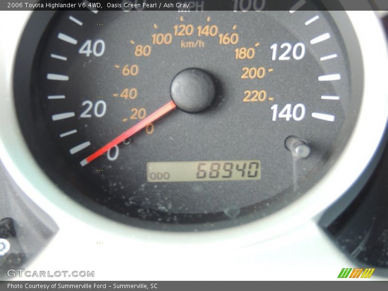 Oasis Green Pearl / Ash Gray 2006 Toyota Highlander V6 4WD