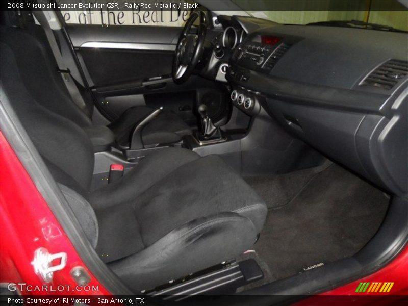 Rally Red Metallic / Black 2008 Mitsubishi Lancer Evolution GSR