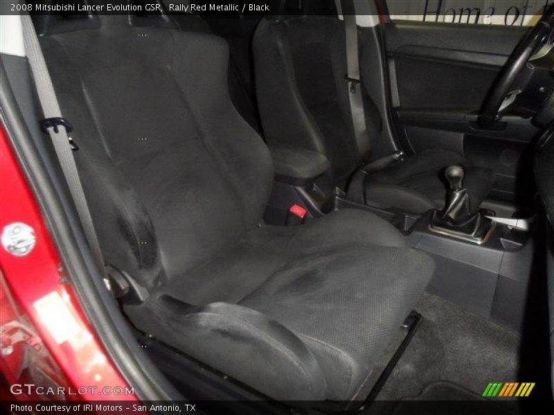 Rally Red Metallic / Black 2008 Mitsubishi Lancer Evolution GSR