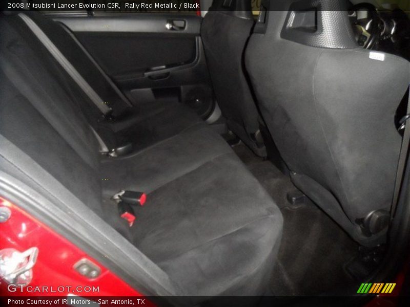 Rally Red Metallic / Black 2008 Mitsubishi Lancer Evolution GSR