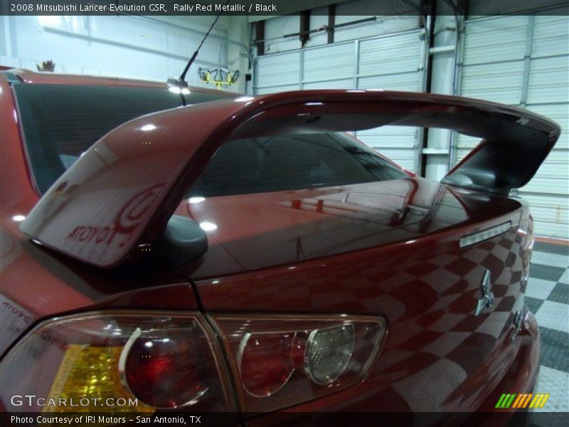 Rally Red Metallic / Black 2008 Mitsubishi Lancer Evolution GSR
