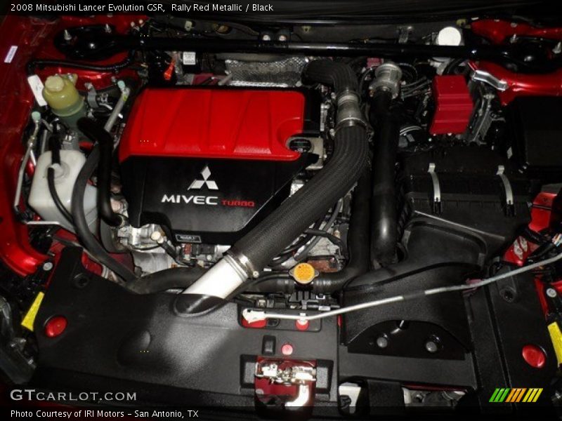 Rally Red Metallic / Black 2008 Mitsubishi Lancer Evolution GSR