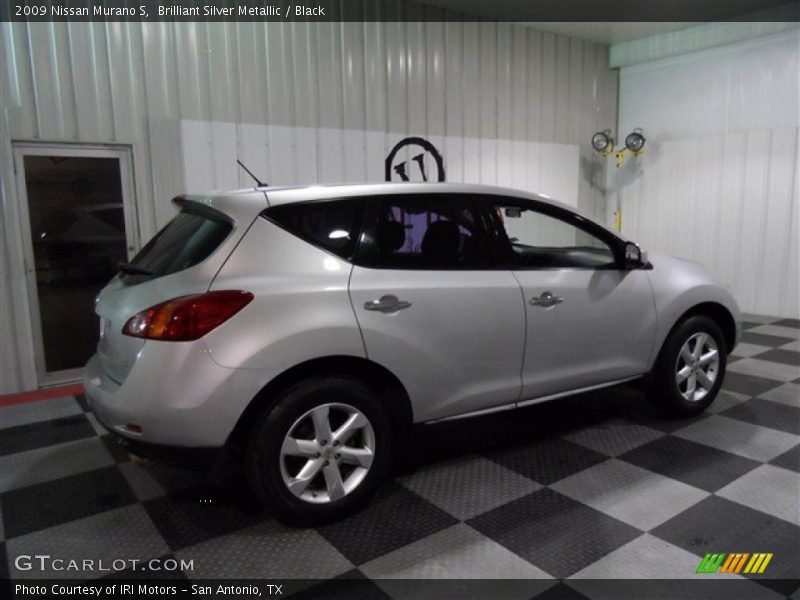 Brilliant Silver Metallic / Black 2009 Nissan Murano S