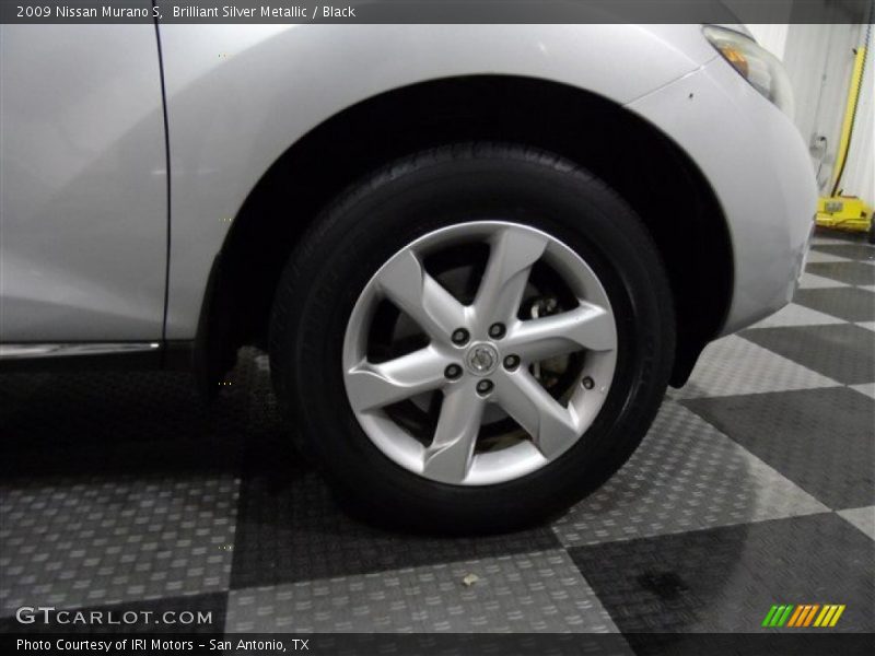 Brilliant Silver Metallic / Black 2009 Nissan Murano S