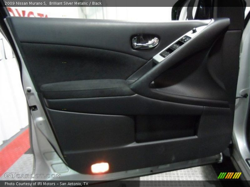 Brilliant Silver Metallic / Black 2009 Nissan Murano S
