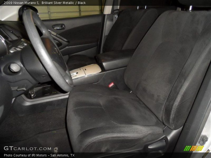 Brilliant Silver Metallic / Black 2009 Nissan Murano S