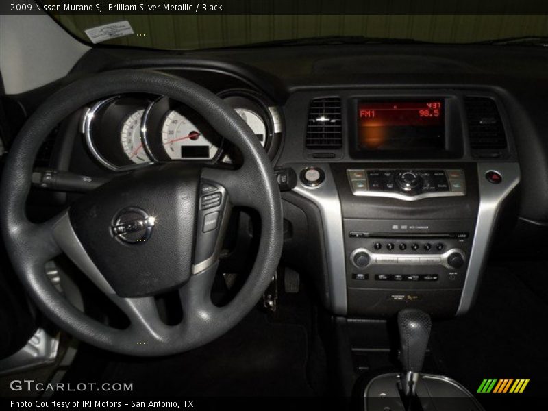 Brilliant Silver Metallic / Black 2009 Nissan Murano S