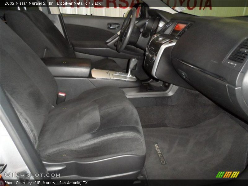 Brilliant Silver Metallic / Black 2009 Nissan Murano S