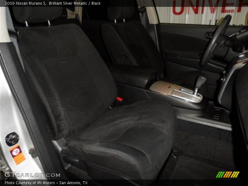 Brilliant Silver Metallic / Black 2009 Nissan Murano S