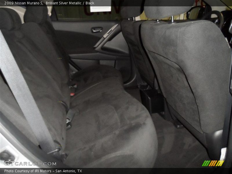 Brilliant Silver Metallic / Black 2009 Nissan Murano S