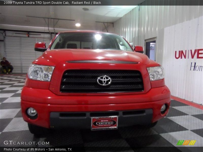 Radiant Red / Black 2009 Toyota Tundra TRD Sport Double Cab