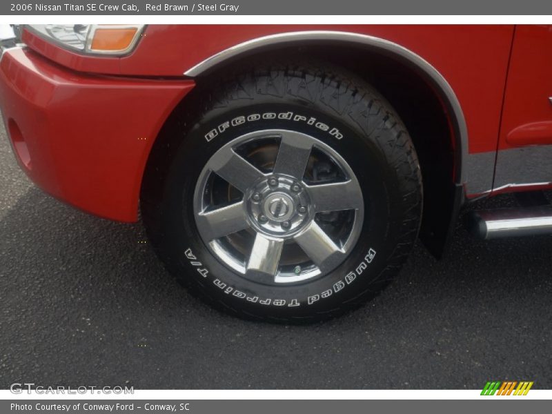 Red Brawn / Steel Gray 2006 Nissan Titan SE Crew Cab