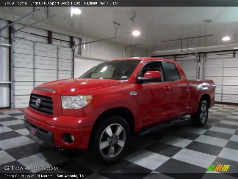 Radiant Red / Black 2009 Toyota Tundra TRD Sport Double Cab