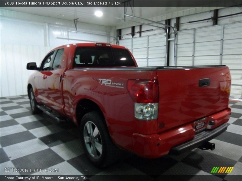 Radiant Red / Black 2009 Toyota Tundra TRD Sport Double Cab
