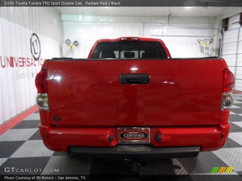 Radiant Red / Black 2009 Toyota Tundra TRD Sport Double Cab