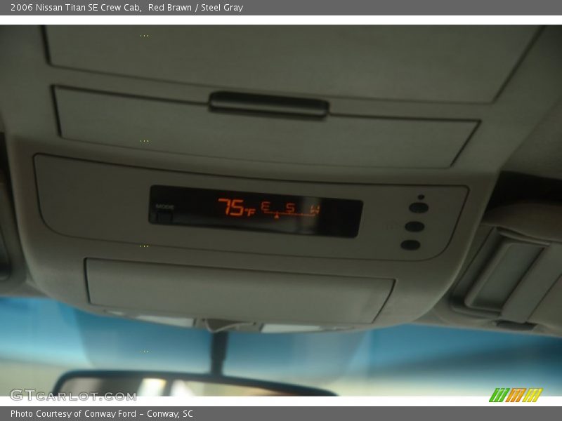 Red Brawn / Steel Gray 2006 Nissan Titan SE Crew Cab