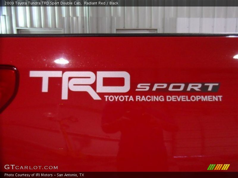 Radiant Red / Black 2009 Toyota Tundra TRD Sport Double Cab