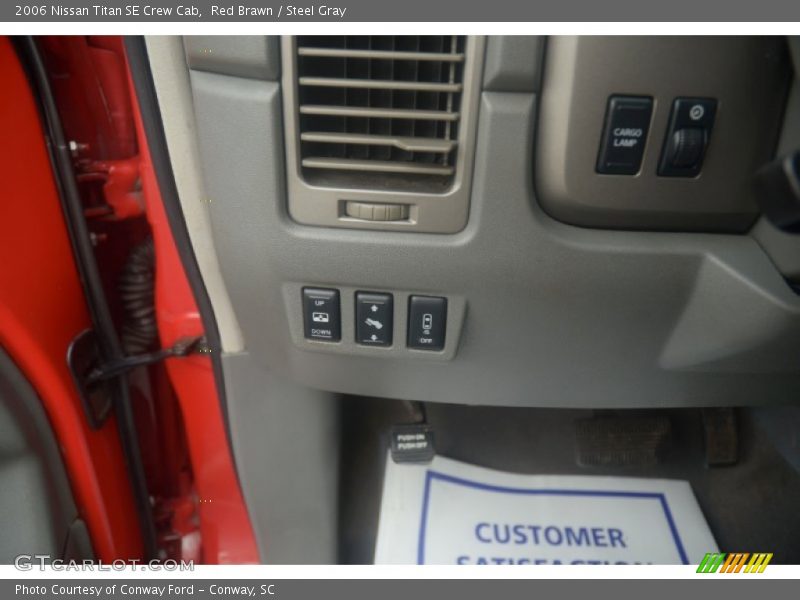 Red Brawn / Steel Gray 2006 Nissan Titan SE Crew Cab