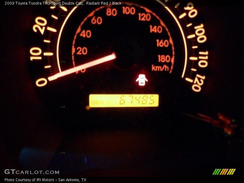 Radiant Red / Black 2009 Toyota Tundra TRD Sport Double Cab