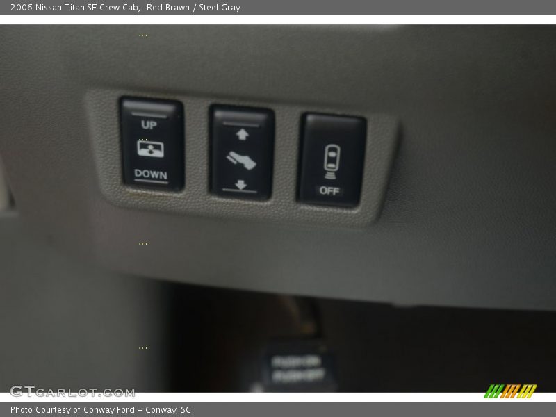 Red Brawn / Steel Gray 2006 Nissan Titan SE Crew Cab