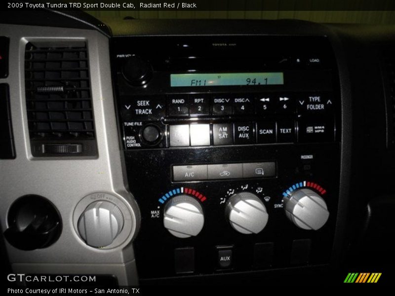 Radiant Red / Black 2009 Toyota Tundra TRD Sport Double Cab