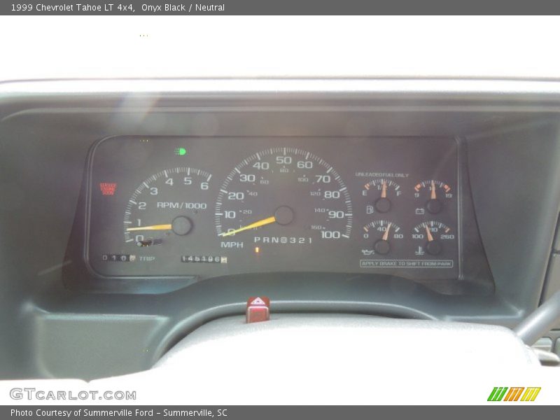  1999 Tahoe LT 4x4 LT 4x4 Gauges