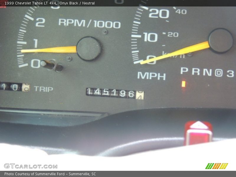 Onyx Black / Neutral 1999 Chevrolet Tahoe LT 4x4