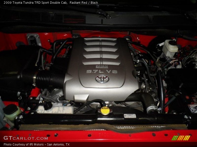 Radiant Red / Black 2009 Toyota Tundra TRD Sport Double Cab