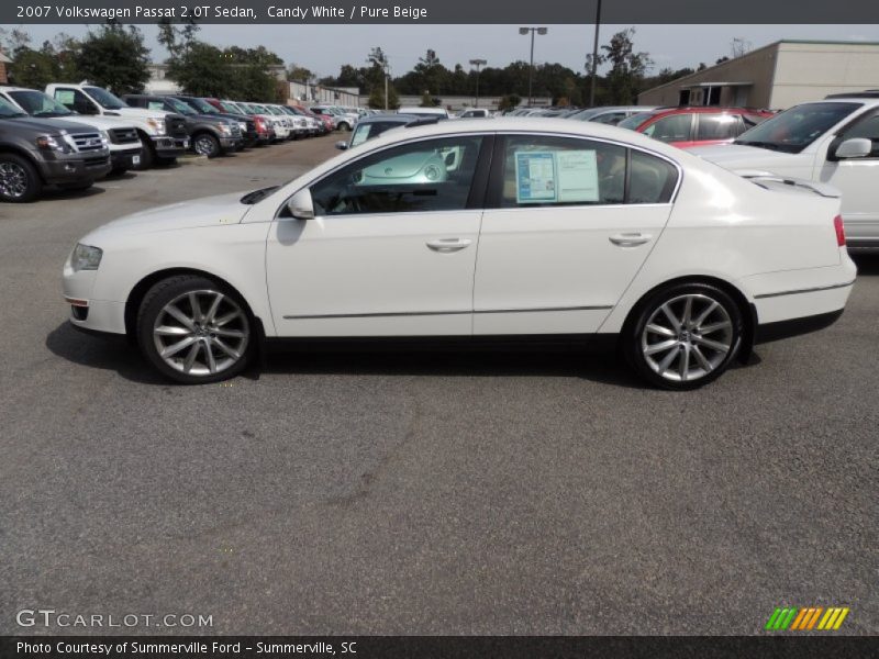 Candy White / Pure Beige 2007 Volkswagen Passat 2.0T Sedan