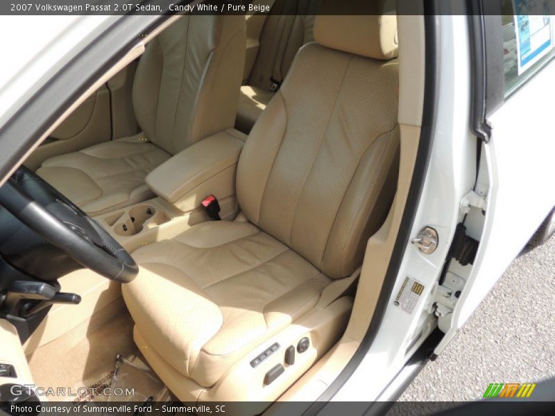Candy White / Pure Beige 2007 Volkswagen Passat 2.0T Sedan