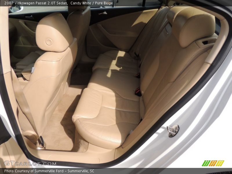 Candy White / Pure Beige 2007 Volkswagen Passat 2.0T Sedan