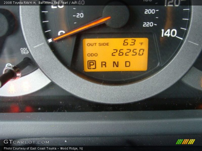 Barcelona Red Pearl / Ash 2008 Toyota RAV4 I4