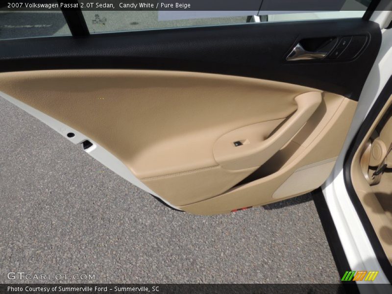 Candy White / Pure Beige 2007 Volkswagen Passat 2.0T Sedan