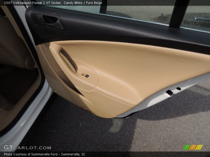 Candy White / Pure Beige 2007 Volkswagen Passat 2.0T Sedan