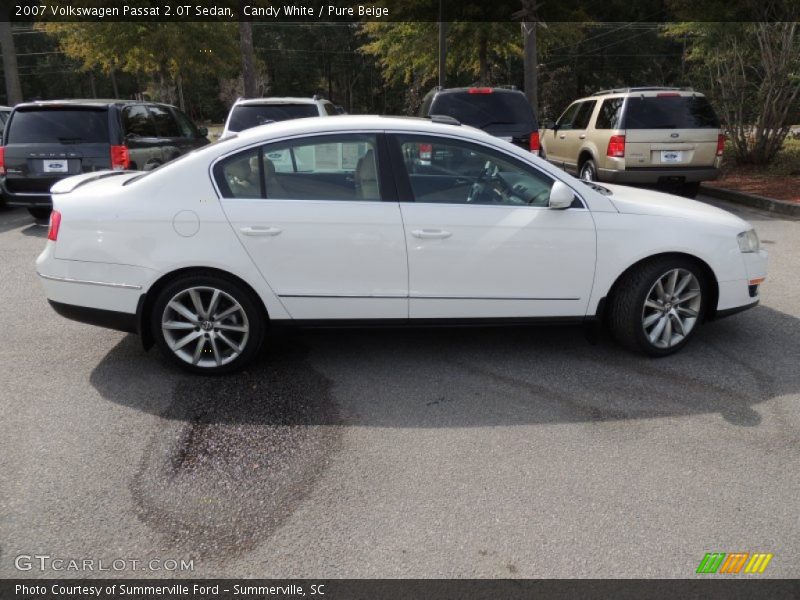 Candy White / Pure Beige 2007 Volkswagen Passat 2.0T Sedan