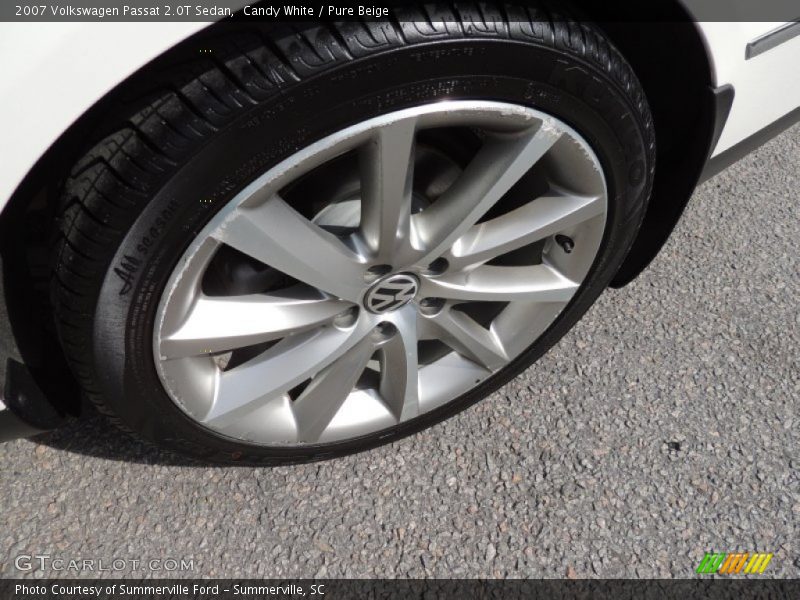 Candy White / Pure Beige 2007 Volkswagen Passat 2.0T Sedan