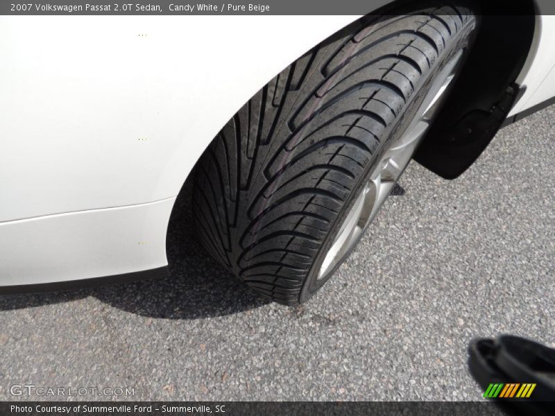 Candy White / Pure Beige 2007 Volkswagen Passat 2.0T Sedan