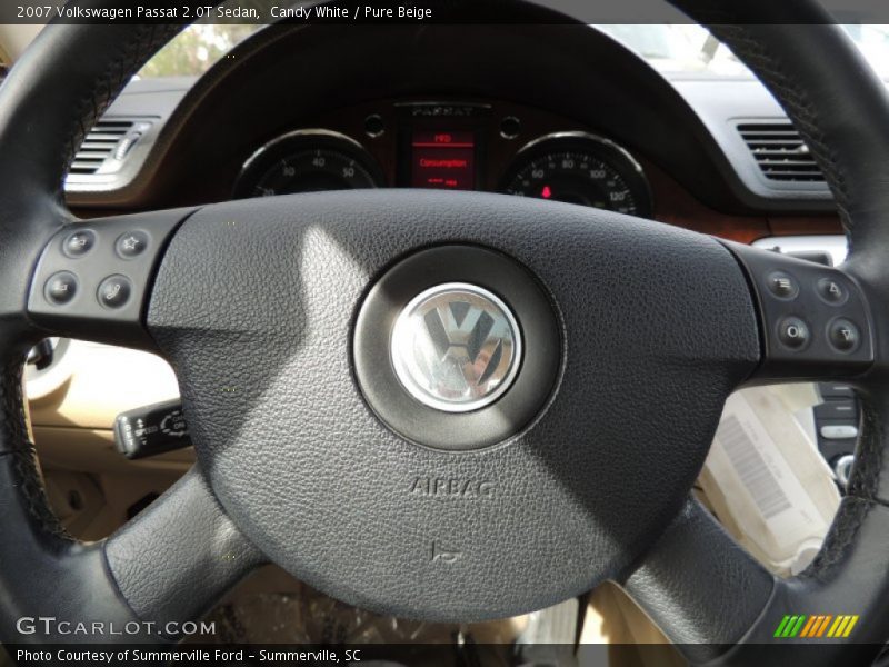 Candy White / Pure Beige 2007 Volkswagen Passat 2.0T Sedan