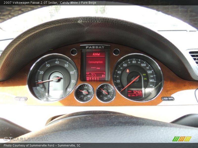 Candy White / Pure Beige 2007 Volkswagen Passat 2.0T Sedan