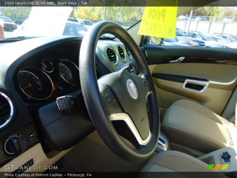 Black Onyx / Tan 2009 Saturn VUE XE V6 AWD