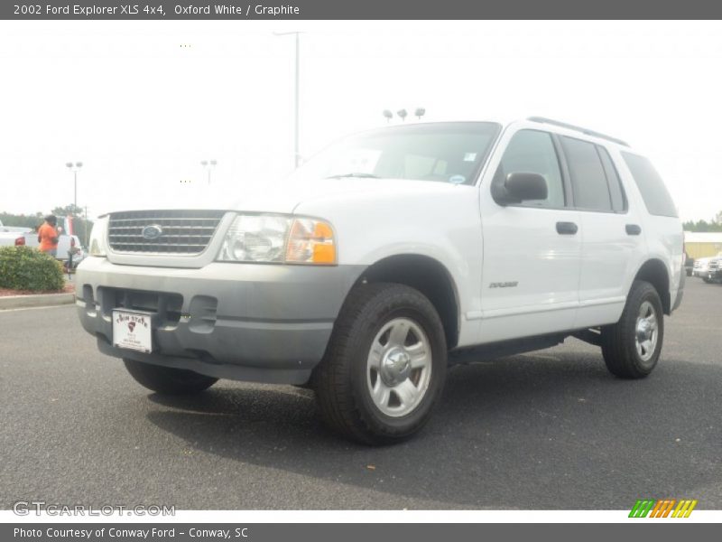 Oxford White / Graphite 2002 Ford Explorer XLS 4x4