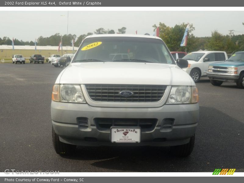 Oxford White / Graphite 2002 Ford Explorer XLS 4x4